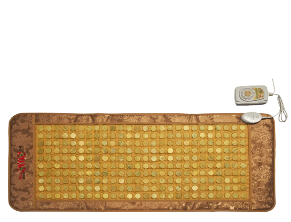 customization tourmaline jade amethyst stones heating therapy mattress