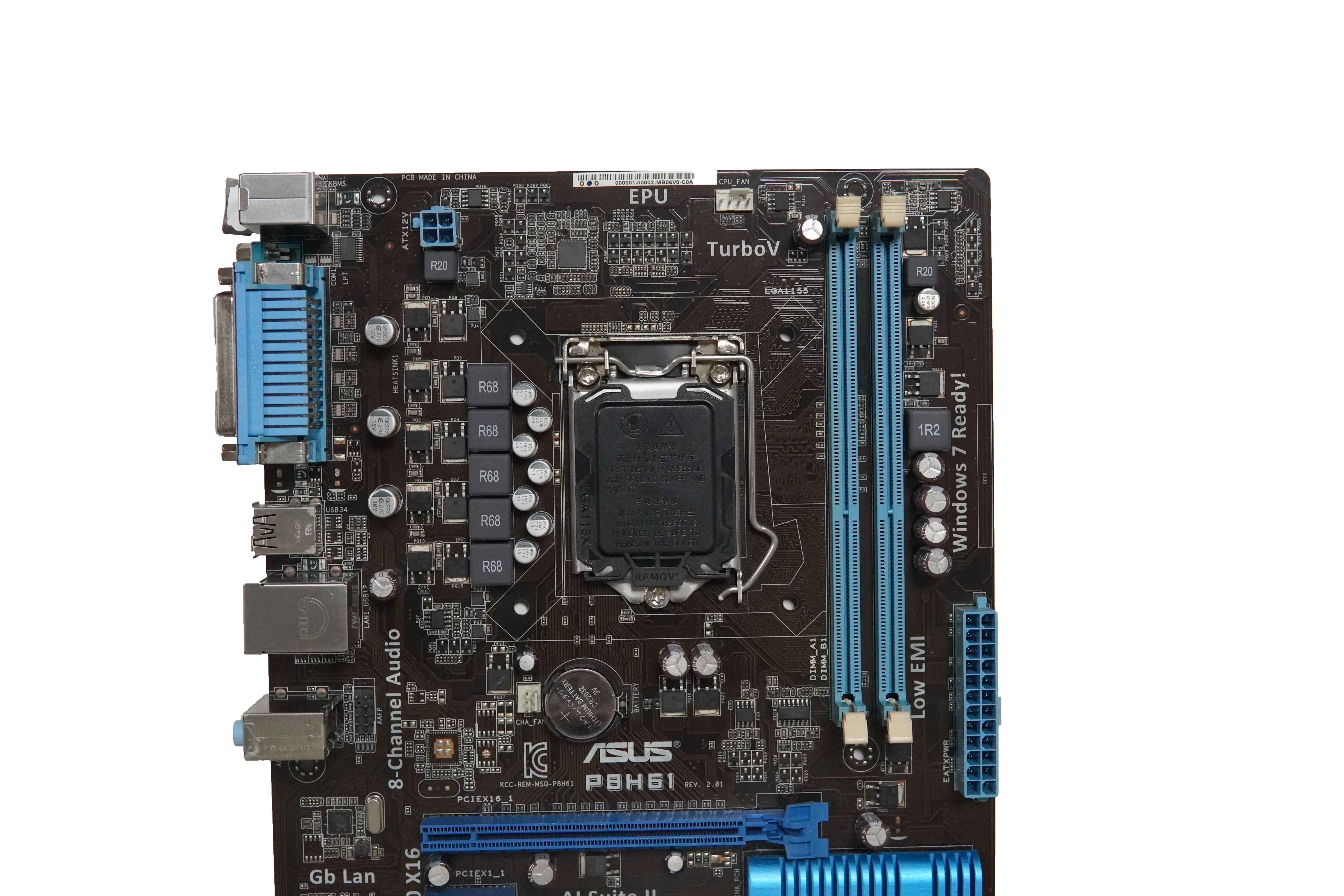 Brand NEW For ASUS P8H61 Desktop motherboard supports DDR3 LGA 1155 16GB