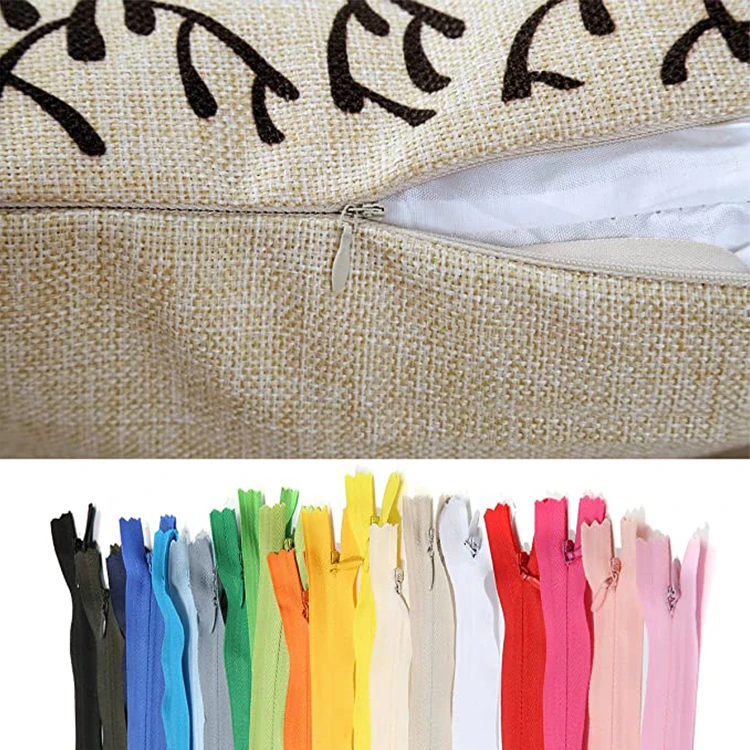 Fancy invisible zipper #3 cushion covers invisible zipper with custom zip fasteners