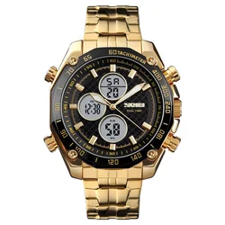 Good quality new stainless steel japan boys digital-analog watches for men business style