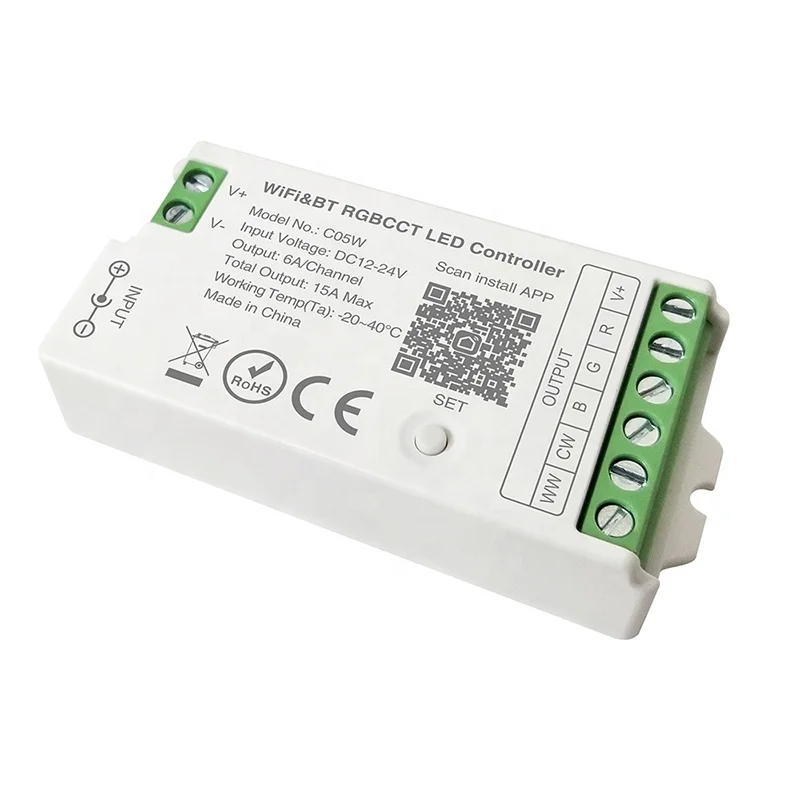 RGB RGBW RGBCCT Светодиодная лента диммер контроллер WiFi & Bluetooth умный домашний