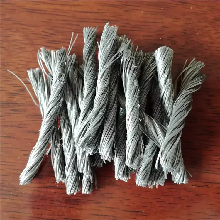 Polypropylene Macro Fiber Twisted Bundle for Concrete Reinforcement in Building Construction PP Fiber Model