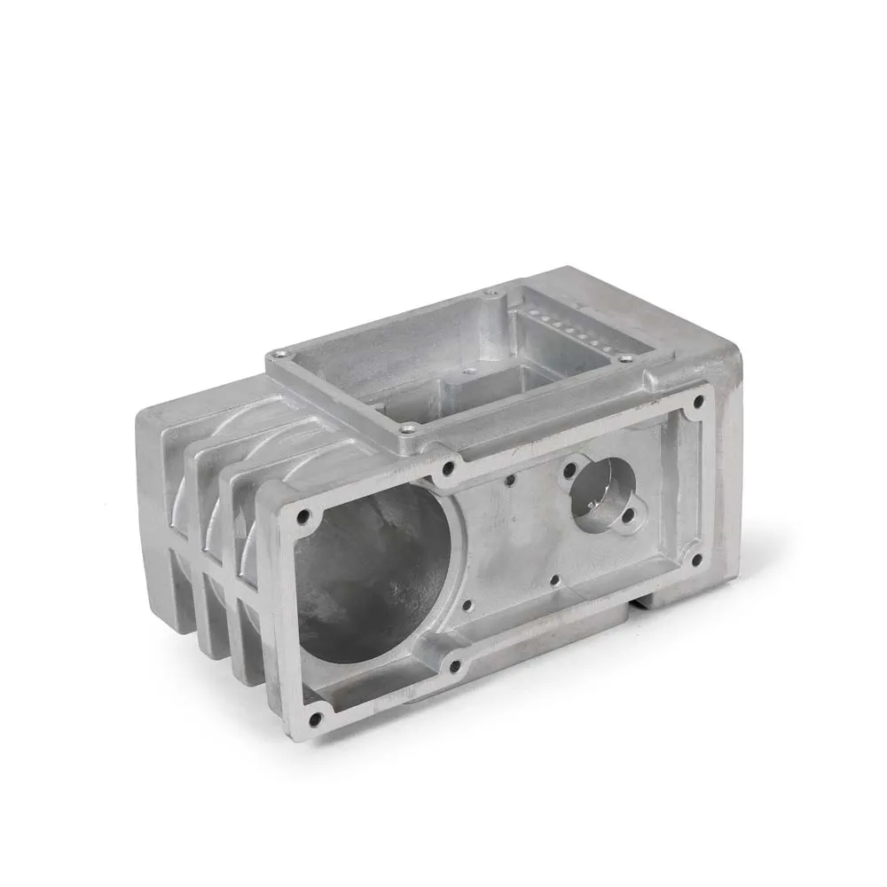 High precision OEM aluminum die casting housing part processed by CNC machining for automobile