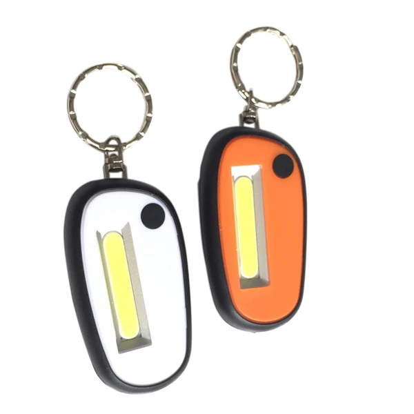 Flexible keychain torch,promotion keychain light, new mini keychain torch mini COB key chain flashlight