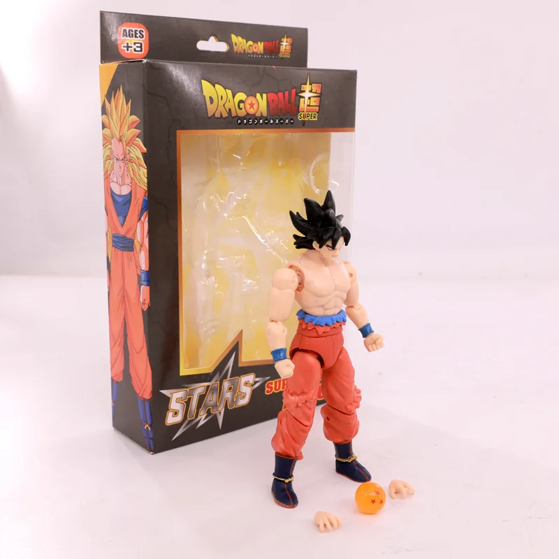 16-18cm DBZ  Shf Goku Vegeta Super Saiyan Gogeta Action Figure PVC Collection Model Toys