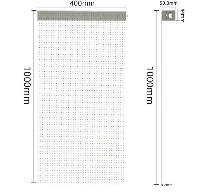 P6P8P10LED Flexible Film Screen Video Wall Advertising Use Ultra thin Transparent Adhesive LED Film Screen Curved Surface
