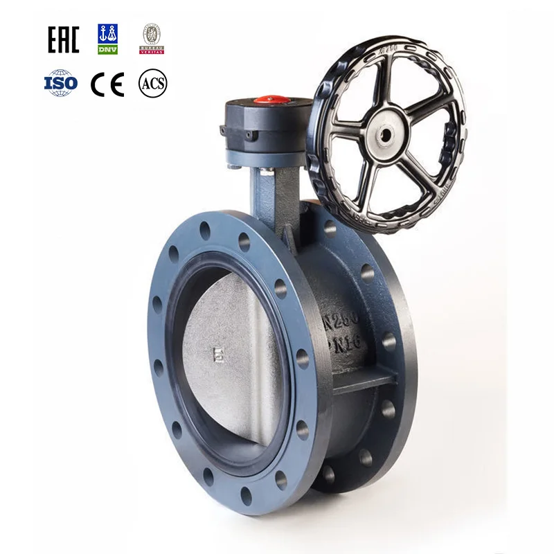 DN500 PN16 Ductile lron DIN BS UNI ISO ANSI AS JIS flange butterfly valve
