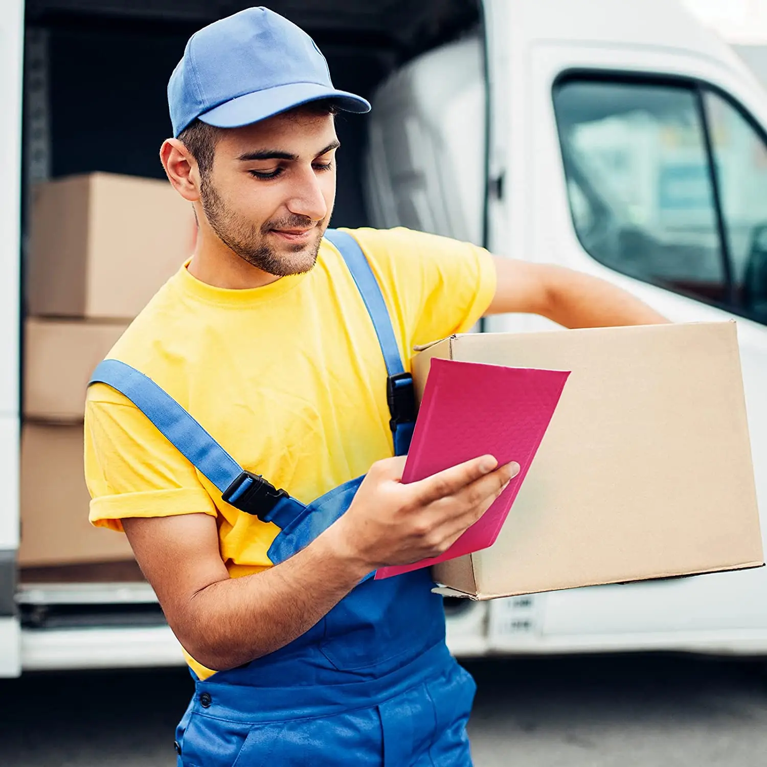 [USA Warehouse] Self Seal Custom Packing Bubble Mailers Shipping Envelope Air Padded Poly Waterproof Colored Bubble Mailer Bags