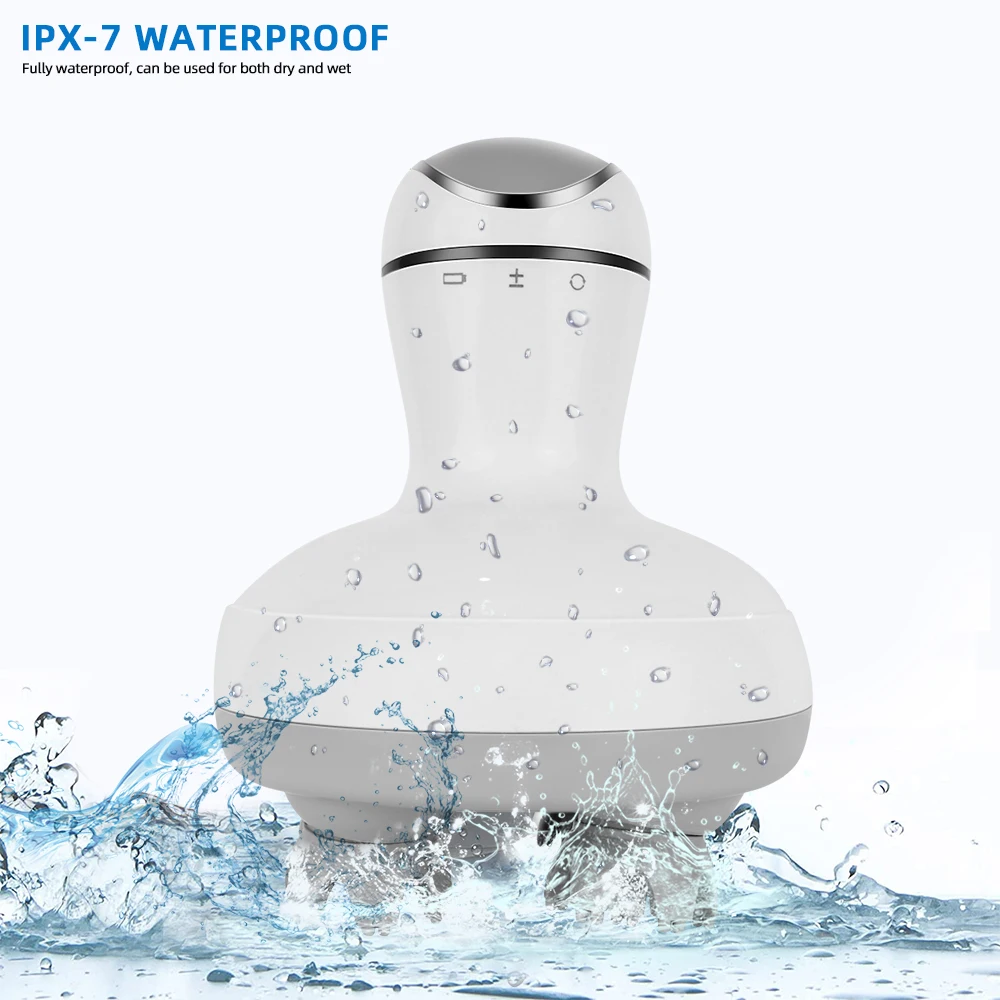 Electronic Shampoo Brush Silicon Head Scalp Massage Devices Scalp Massager