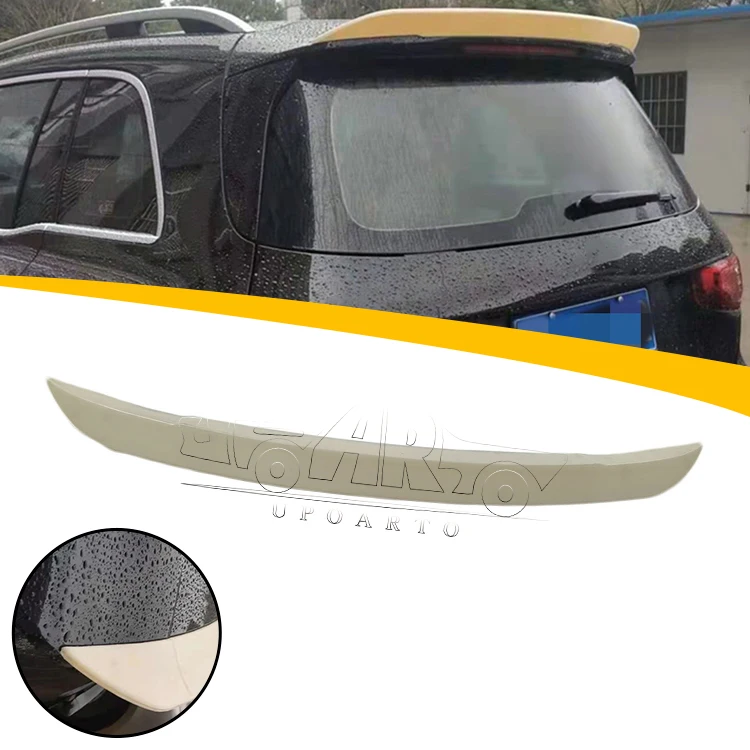 Haosheng High Quality ABS Carbon Fiber AMG Rear Roof Spoiler For Mercedes Benz GLB Class X247 GLB250 GLB200 GLB180 GLB35 2020+