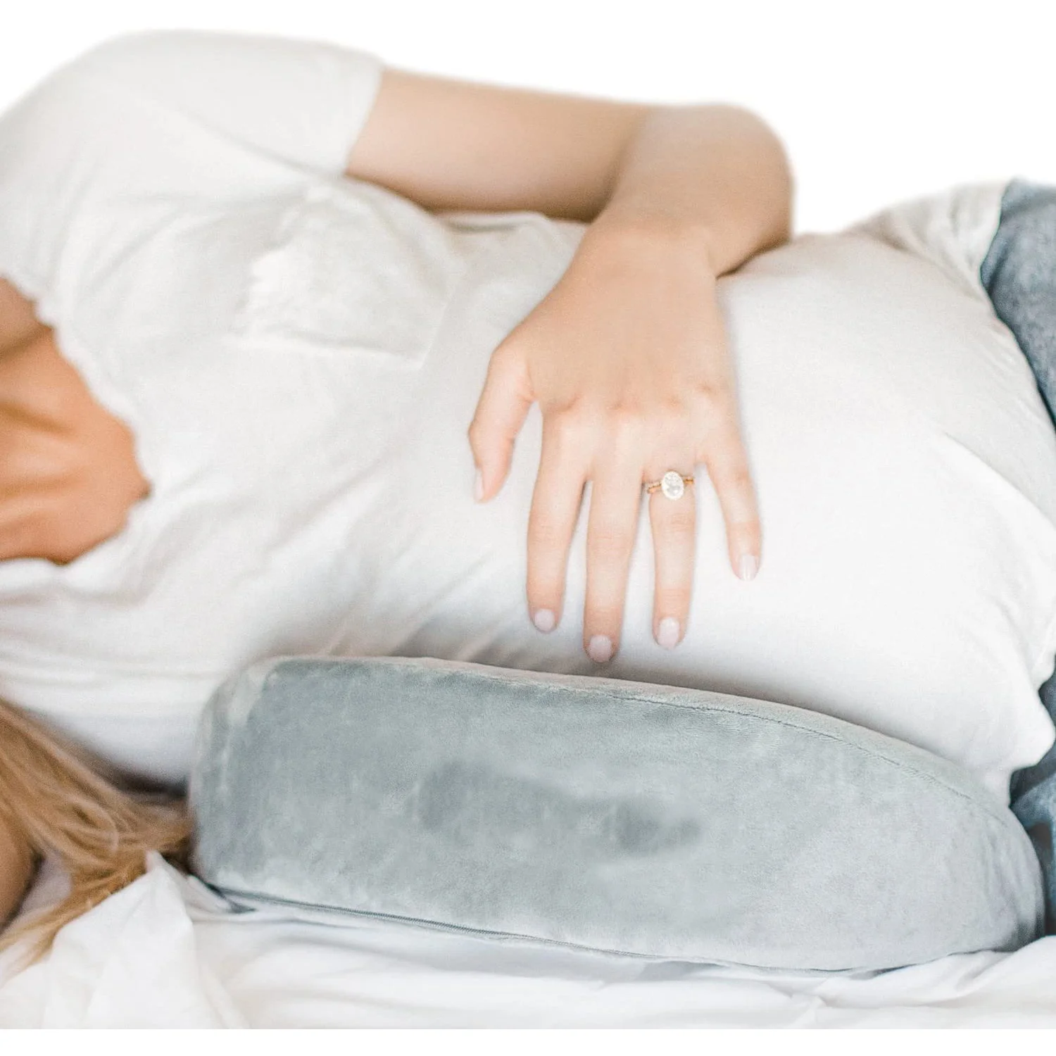 
Pregnancy Wedge Pillow Memory Foam Body Wedge for Belly 