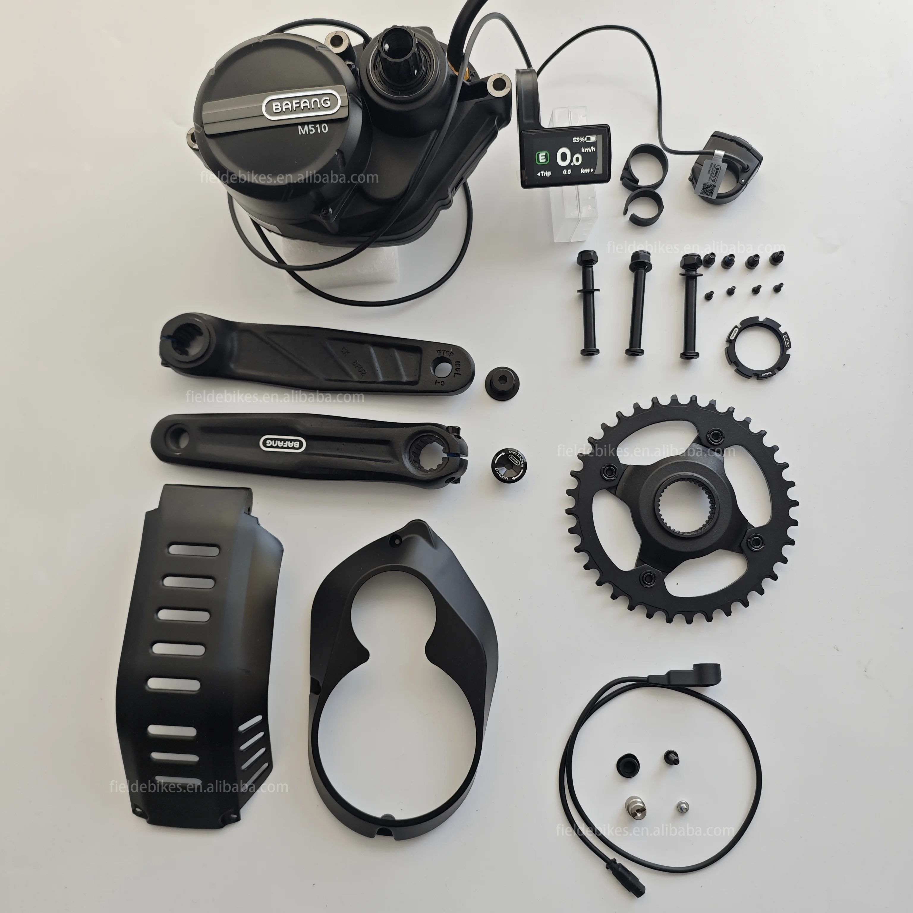 Fast Delivery Dengfu E10 Frame Matched Bafang M510 48v 250w Mid Motor Kit  With DPC010/DPC080/DPC245 BT Display