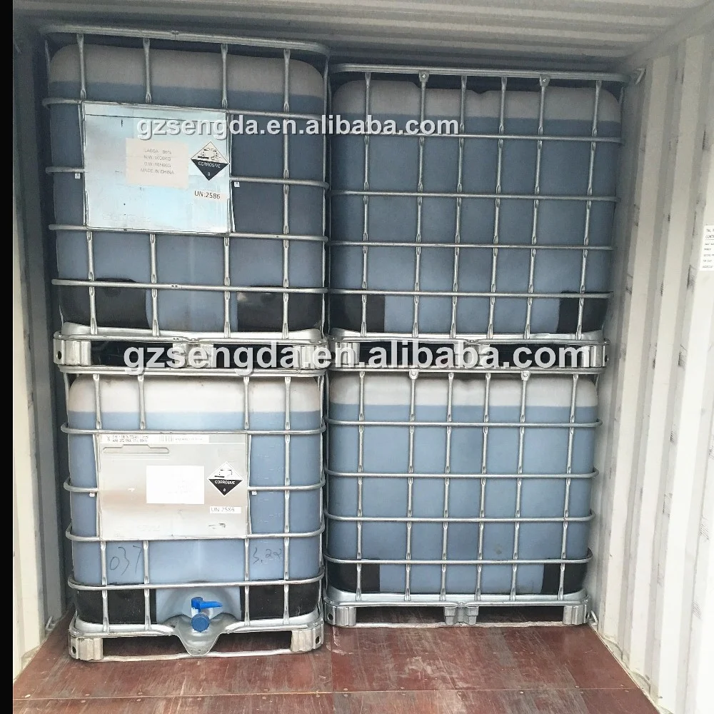 Manufacturer LABSA 96% Linear Alkyl Benzene Sulphonic Acid for Chemical Soap Raw materials Detergent use