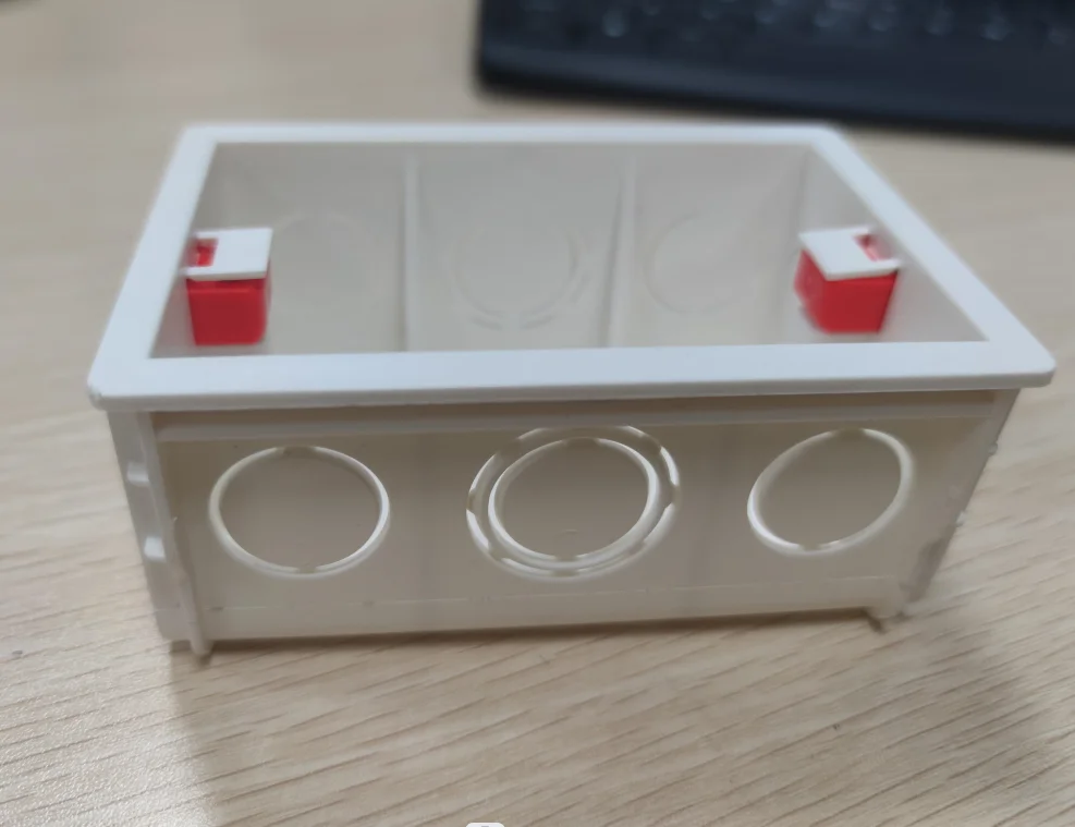 Baili 118 type 50H PVC mounting  box Electrical enclosure white switch socket  box junction box