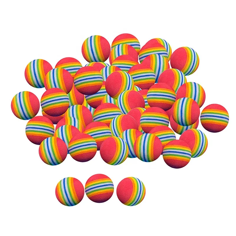 Eva Foam Golf Balls Training Limited Flight Sponge Golf Ball for practice driving range golf game