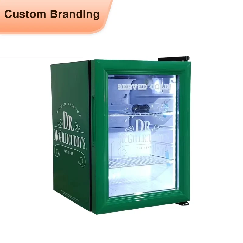 Meisda SD21 New Glass Door 21L Mini Refrigerator Small Ice Cream Freezer With CE