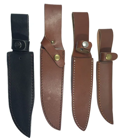 custom outdoor camping knife accessories leather sheath