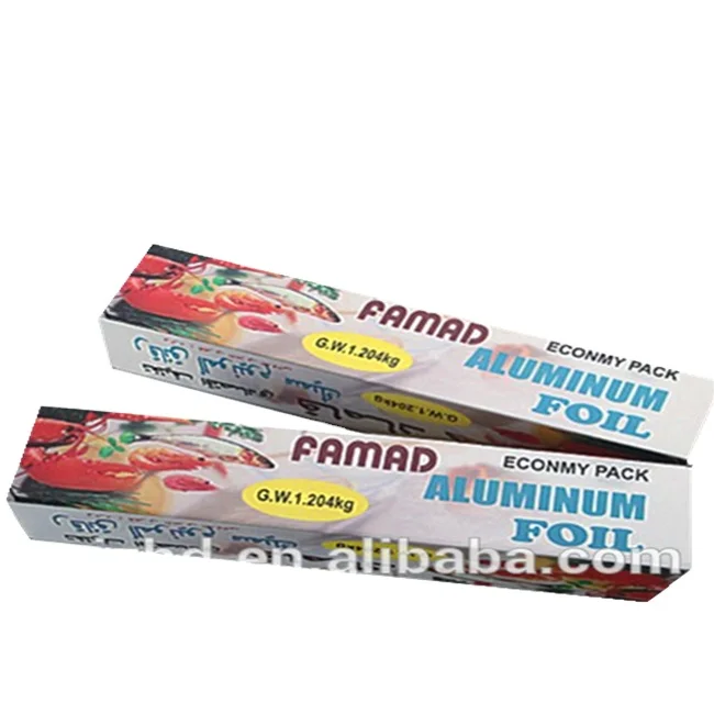 0.016mm*450mm*100m heave duty food grade barbecue tinfoil foil paper