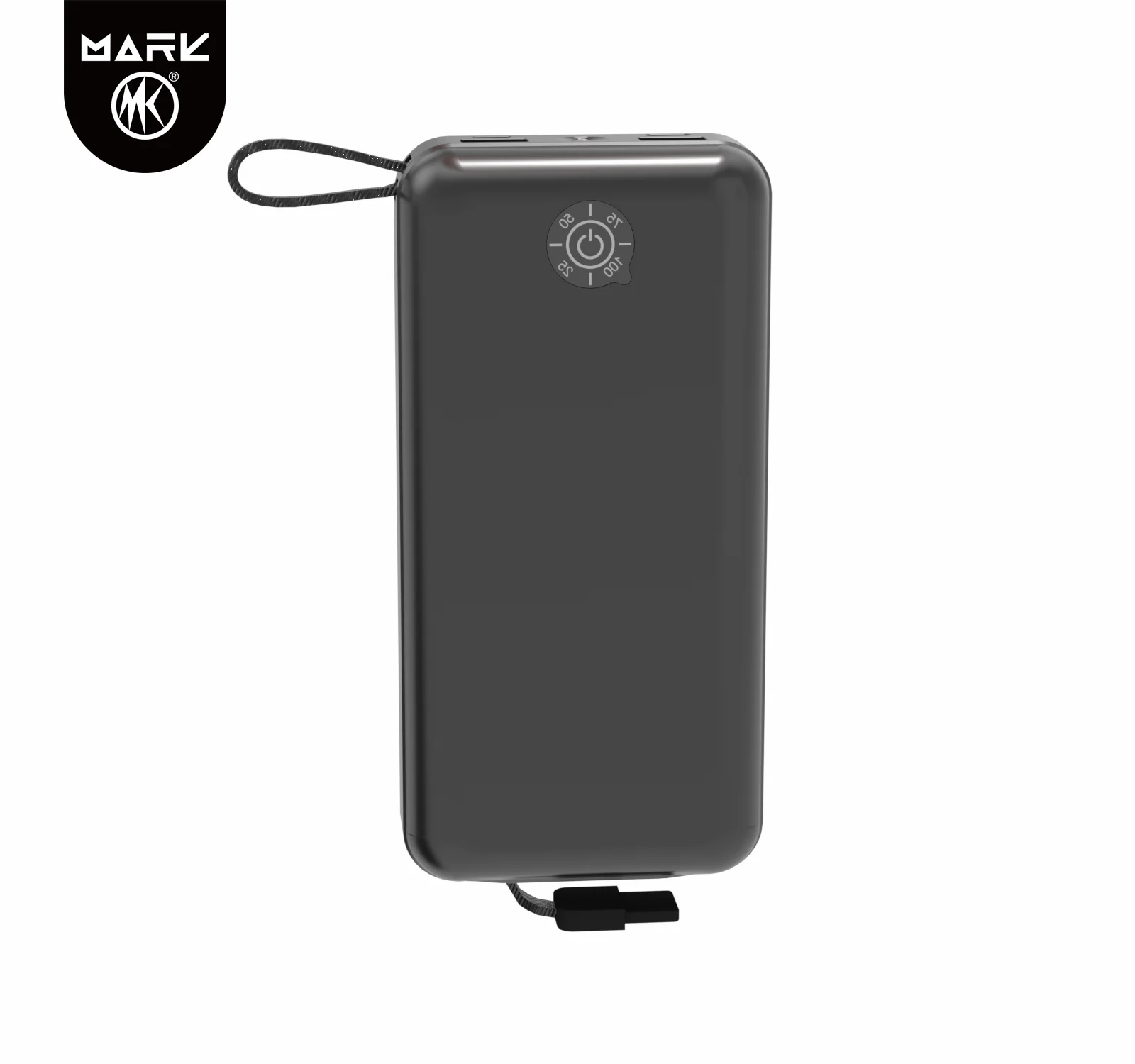 Внешний аккумулятор для мобильного телефона 20000 мАч хорошая цена Высокое качество Белый Черный проводной новый продукт полимерный аккумулятор