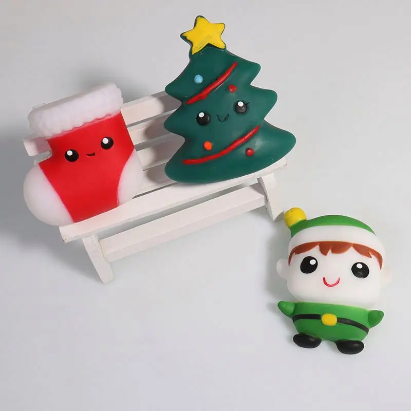 tree Christmas Squishy Toys Antistress Ball Squeeze Mochi Rising Toys Abreact Soft Sticky Squishy Funny Gift Stress Relief Toys