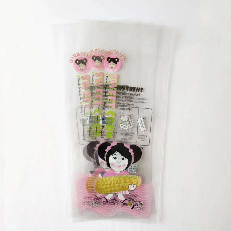Hot sale sweet corn retort pouch vacuum packing bag price for food bags