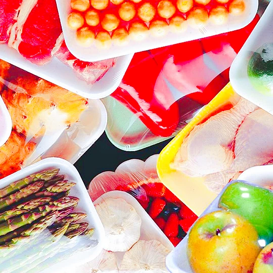 High Quality Transparent Center Folded POF Shrink Film Roll for Food Products Packaging