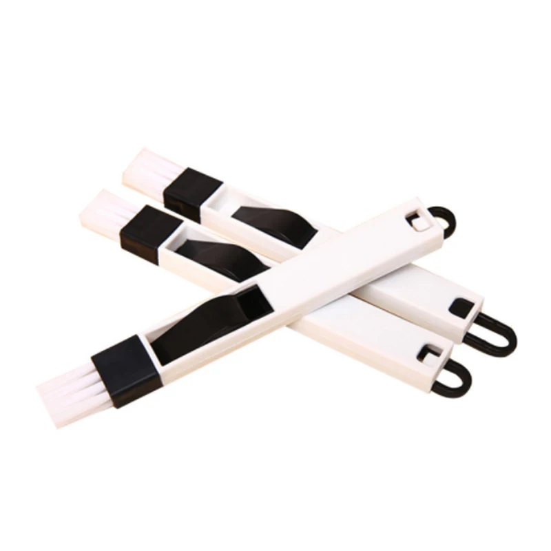 2 in 1 Tool Multipurpose PP Material Window & Door & Keyboard Brush With Dustpan Cleaner