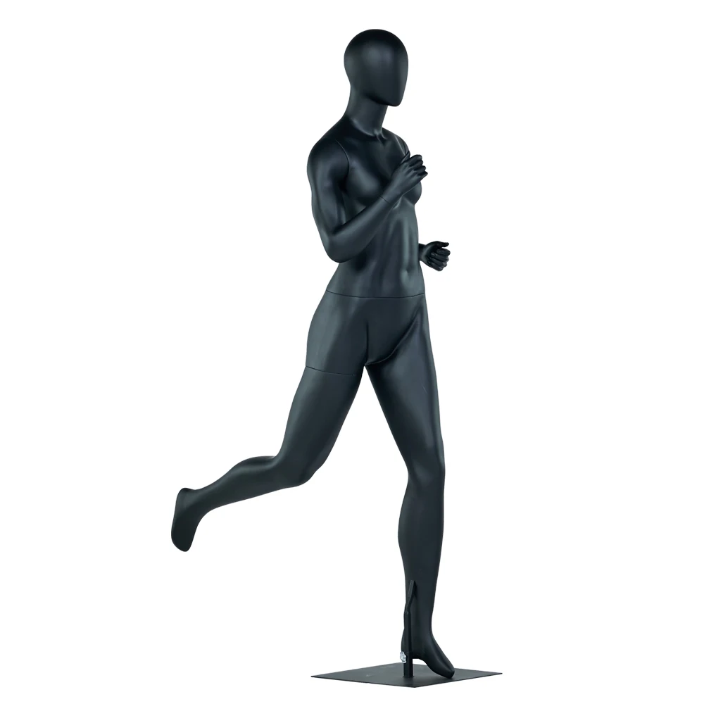 High Quality Sports Woman Runner Mannequin Full Body Female Sports Clothes Display Mannequins For Sale