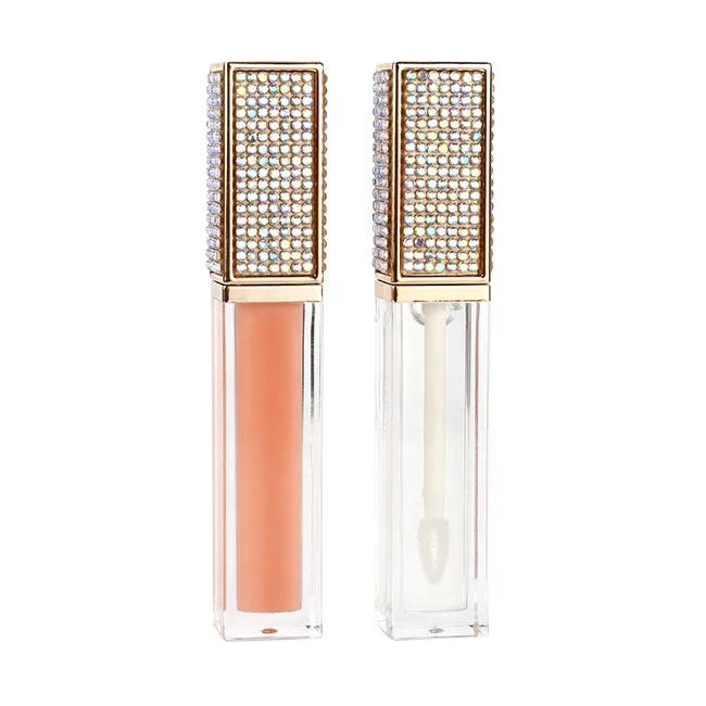 Hot Selling Shiny  Waterproof Liquid Lip Stick Luxury Matte Lips Luxury Diamond Lip Glaze