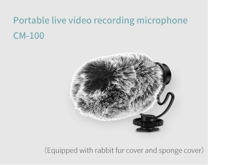 Portable Broadcast Equipment Vlog Device Stabilizer Phone Mount with LED Light and Microphone