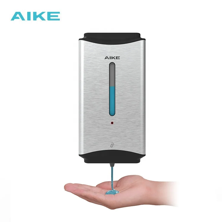 
Modern Design AK1206 New Automatic alcohol disinfect 1100ml high quality soap dispenser for public toilet 