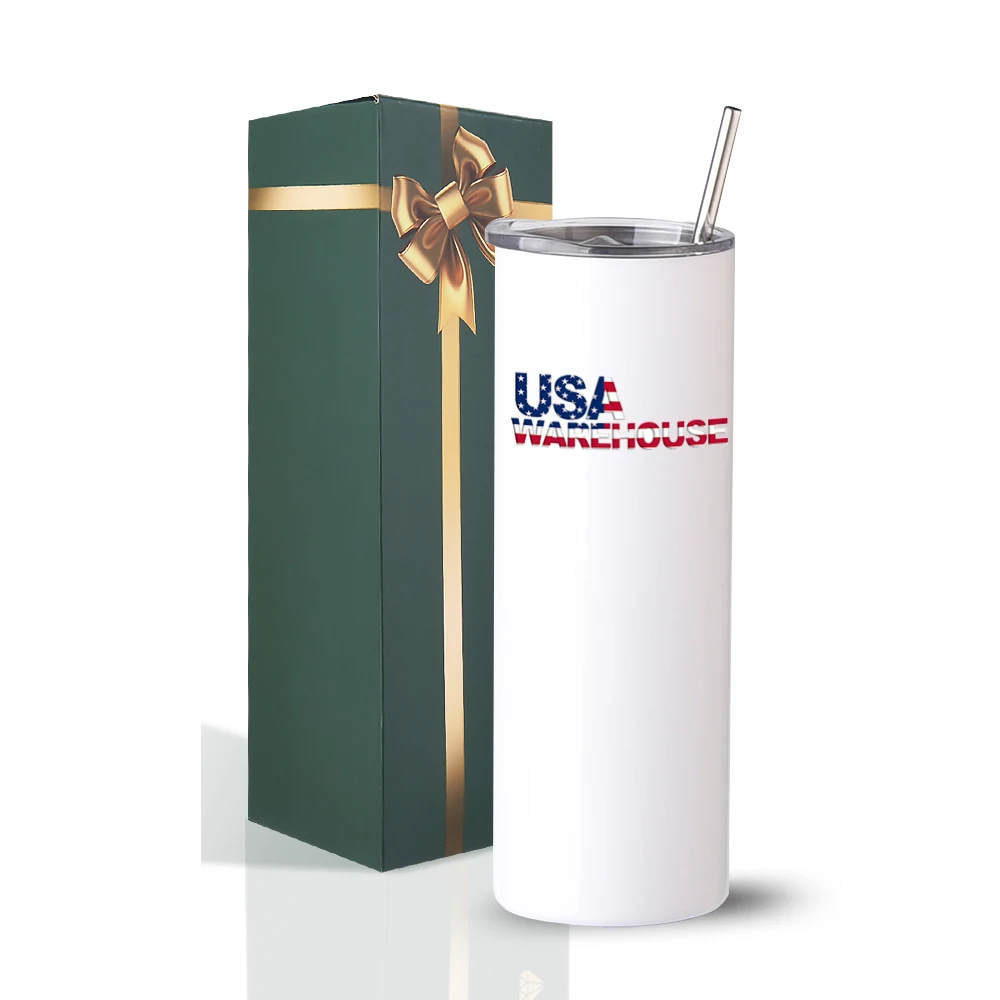 USA Warehouse New Listing Promotion 20oz Straight Blank Sublimation Skinny Tumbler