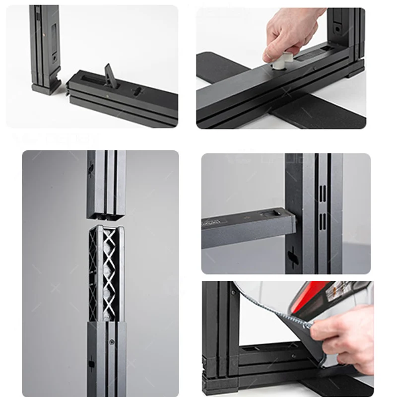 1.5x2.5m Customized Modular Aluminum Frame Trade Show Booth Easy Set up Exhibition Stand Display New Design