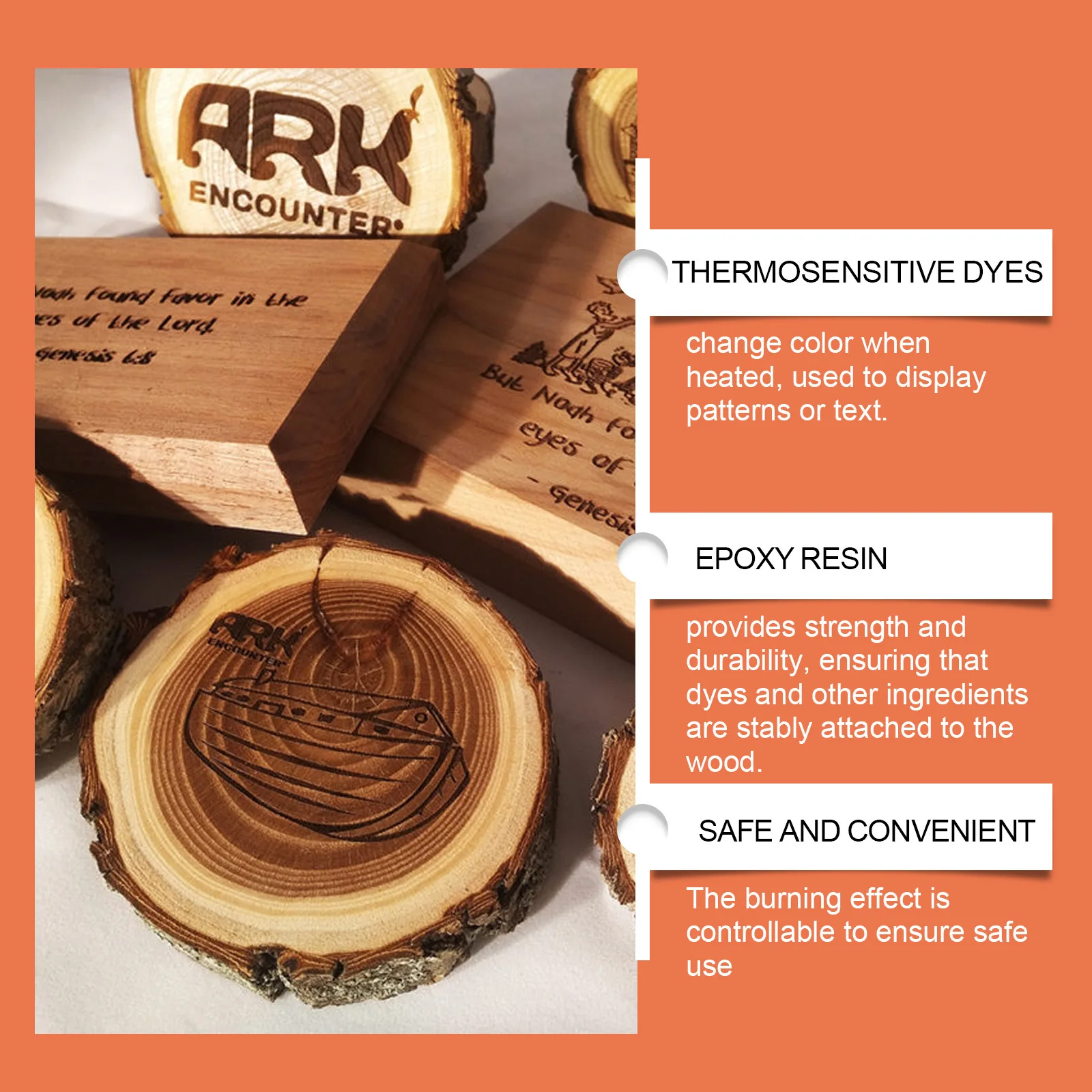 High quality JAYSUING Cute Personality Fun Art Wood Pyrography Burning Effect Wood Burning Coking Marking Pen