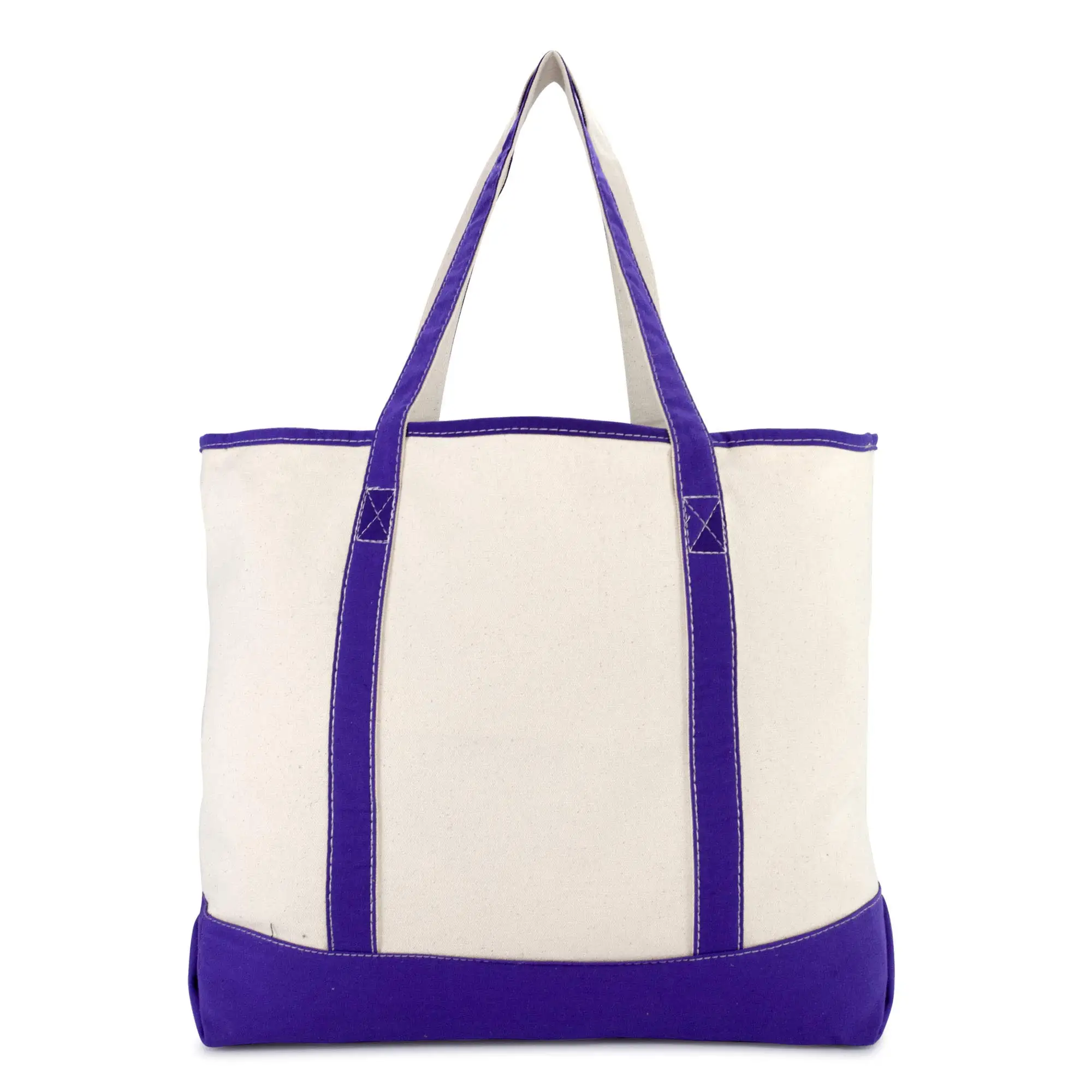 Hight Quality Heavy Cotton Canvas Bag Reusable Grocery Shopping Bag with Small Pocket for Food