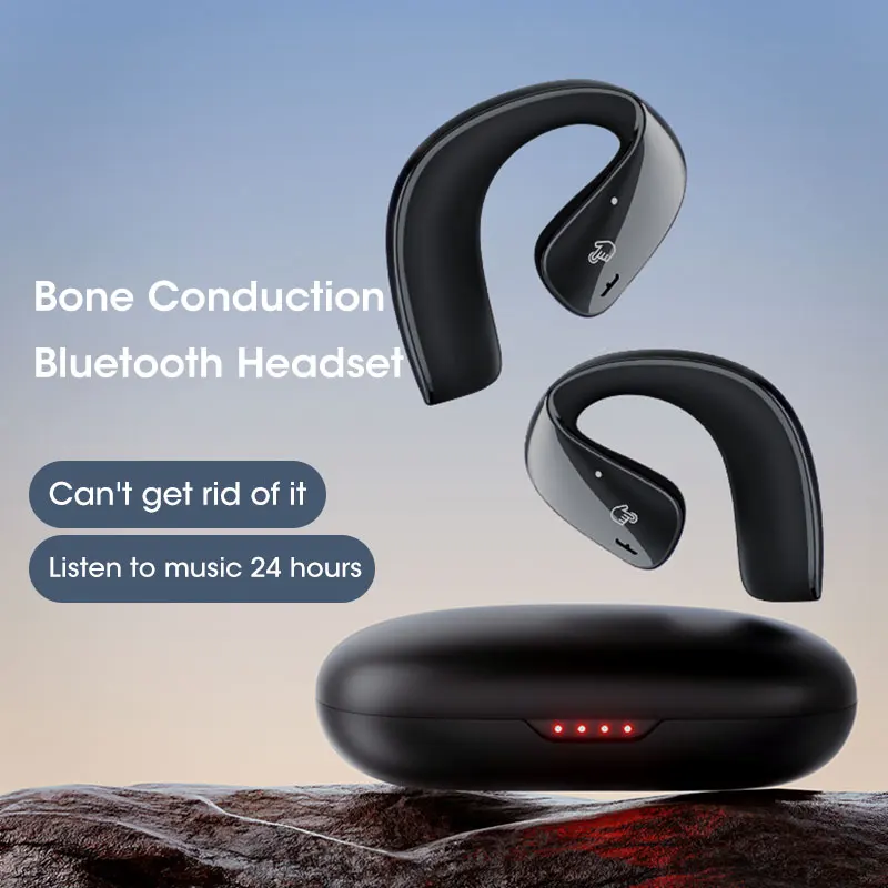 Niye new T22 TWS ear clip hanging ear gas conduction Ble headset bone conduction does not enter the ear