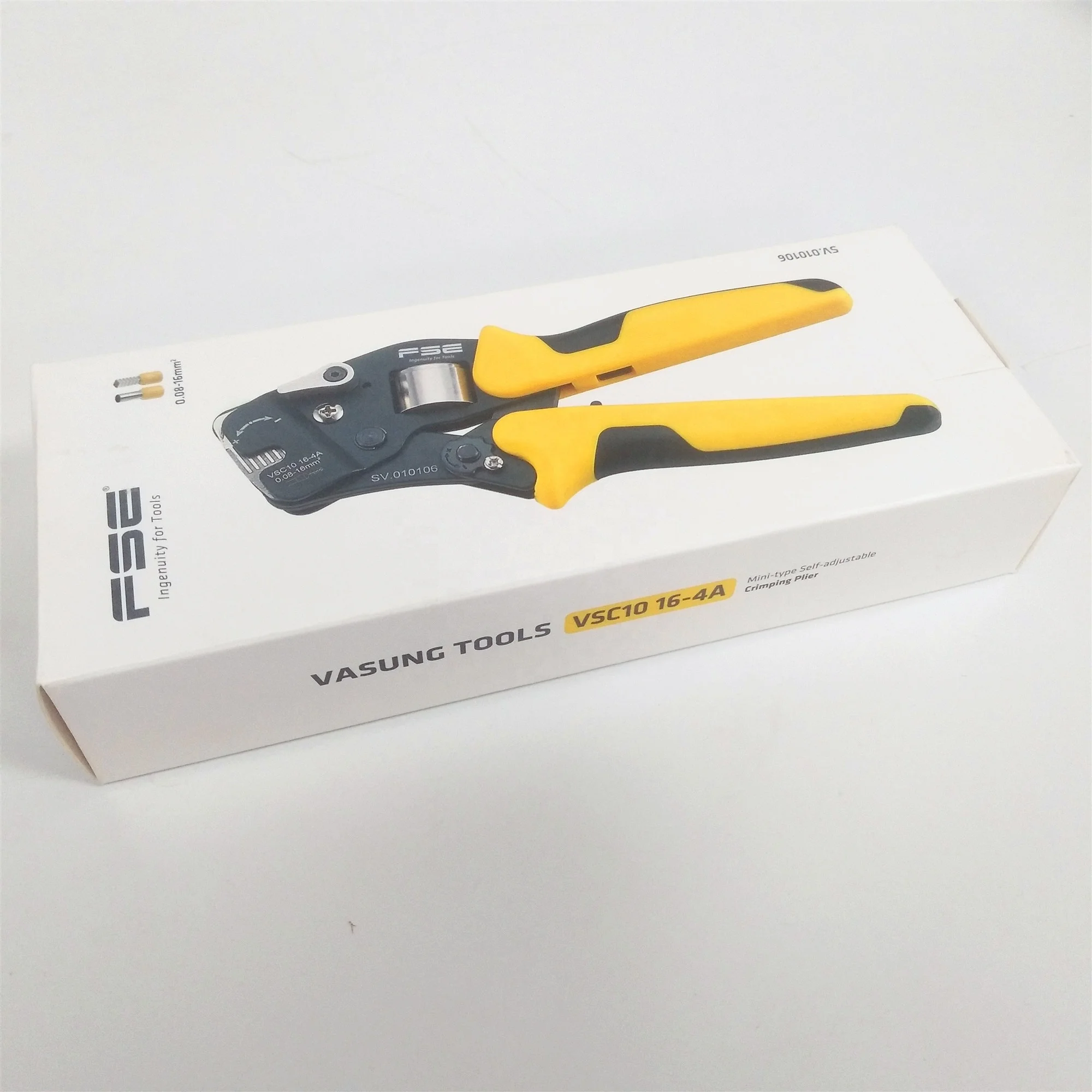 VSC10 16-4A 0.08-16mm2 26-5AWG Hand Crimping Pliers Crimper Tool End Sleeve Connectors Precision Electrical Clamps