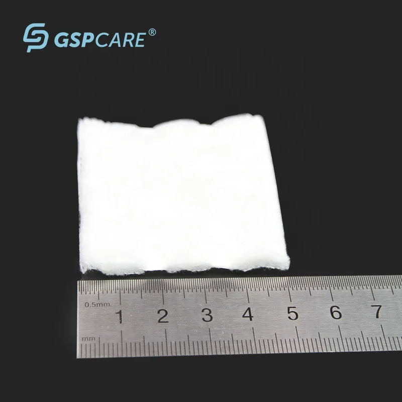 GSPCARE горячая Распродажа OEM-Сервис медицинский впитывающий ватный тампон с высокой впитывающей способностью одноразовые ватные тампоны для снятия макияжа