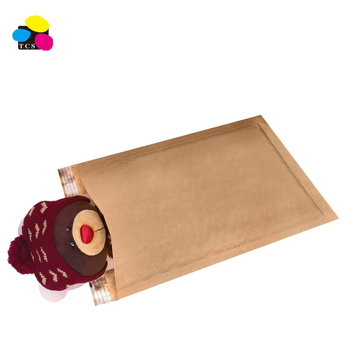 Big Promotion 10 Pack Shipping Brown Kraft 4 x 7 Inches Shipping Natural Kraft bubble envelopes