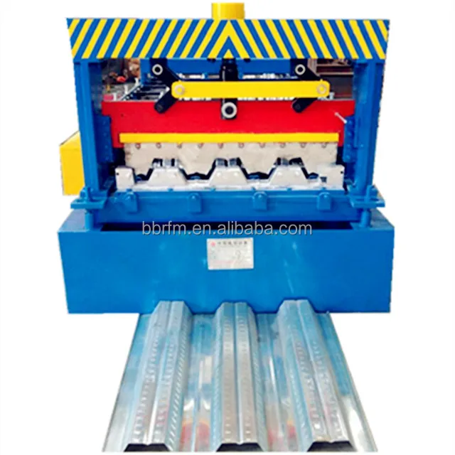 china steel structure galvanized sheet metal deck roll forming machine