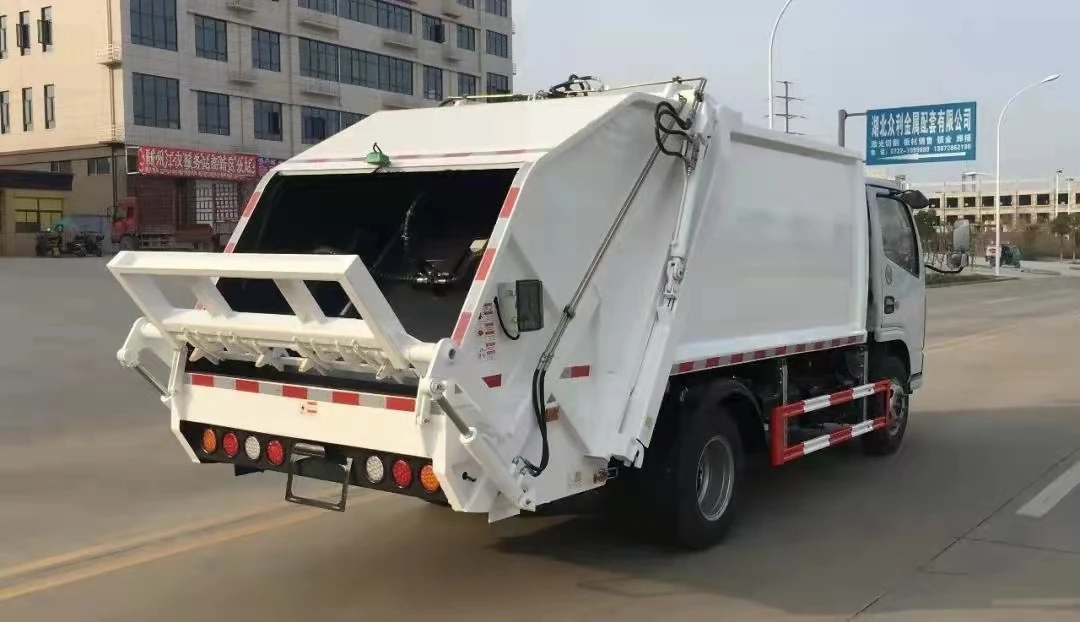 Мини-погрузчик DongFeng мусоровоз уплотнитель для мусора