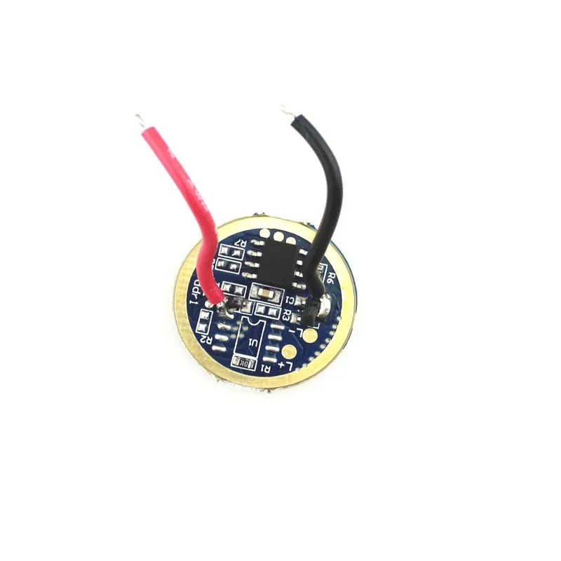 19.8mm 4.5V 3A LED Driver for XML LED Emitter Flashlight