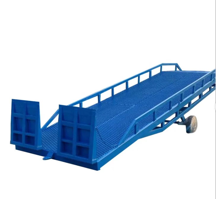 Cheaper manufacturer container loading dock ramp/mobile ramp for forklift Ex factory price