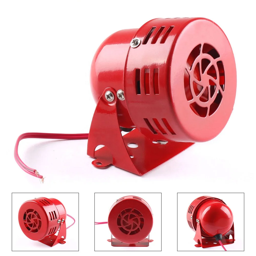12V 105dB Sound Alarm Loud Fire Security Rescue Car Electric Air Raid Siren Horn For Car Truck Motorcycle Bicycle