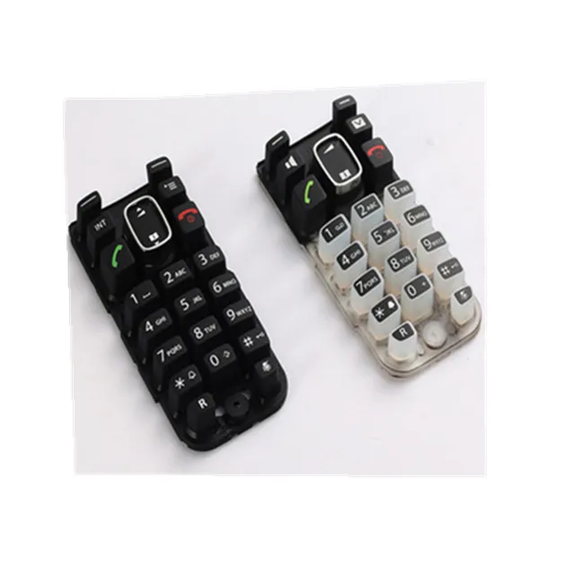 Custom made silicone button rubber keypad metal case board prototype for mobile phone