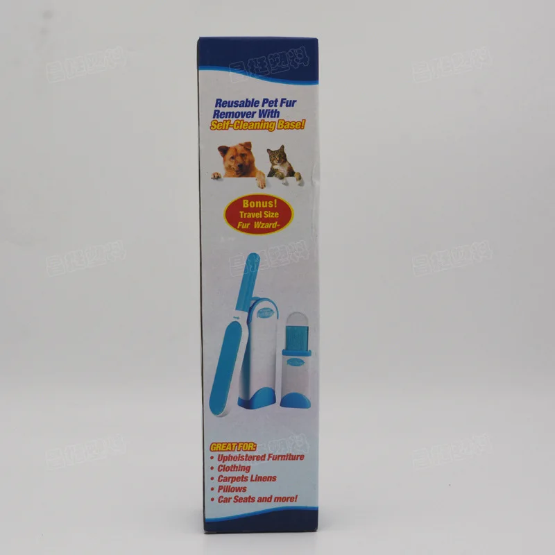 Hot sale portable pet hair remover clear professional clothes fur remover