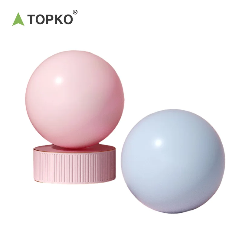 TOPKO Workout Exercise PVC Rubber Mini Small Yoga Ball Exercise Ball Gym Fitness Balance Yoga Ball