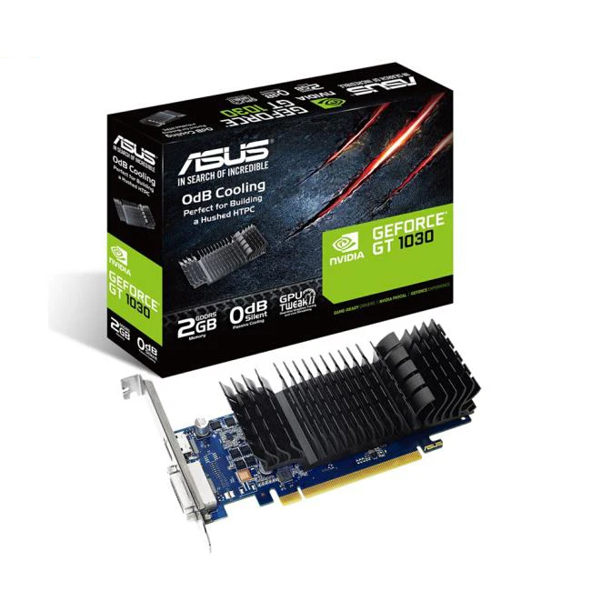 For Asustek GT1030 2G DDR5 Home office pc gamer graphics card support buy gt 1030 2gb gpu