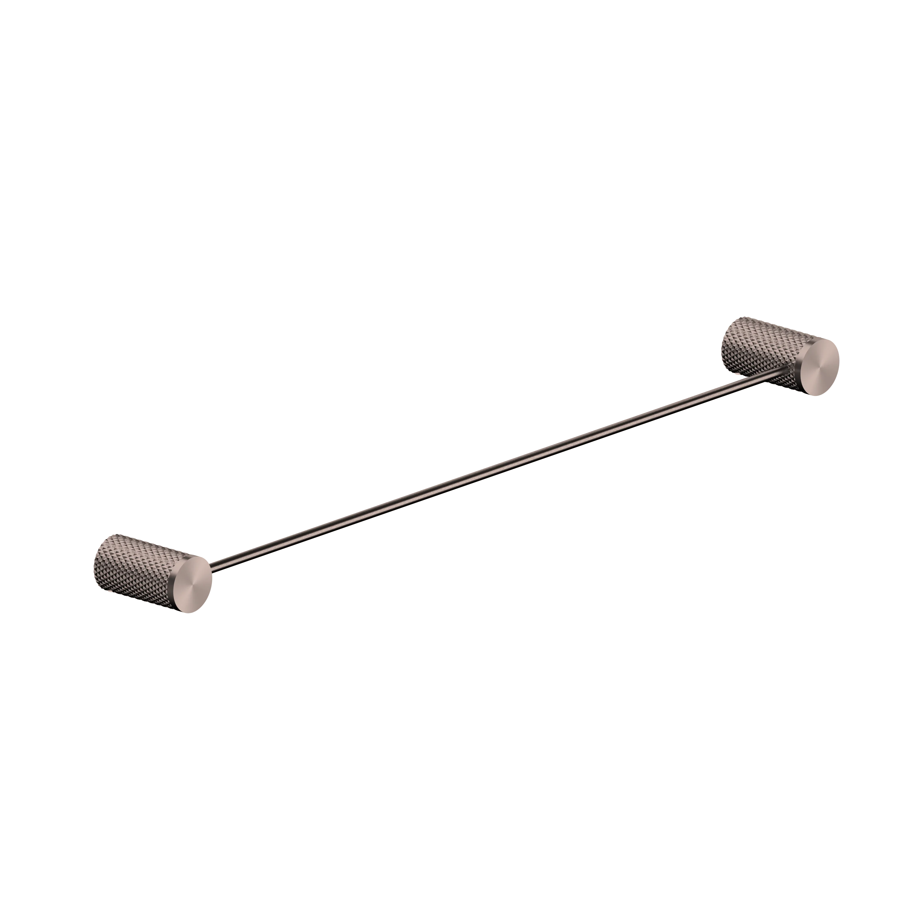 CUPC Certified Brushed Bronze Copper and Stainless Steel Knurled Toilet Horizontal bar Towel Rack Sanitary Faucet Products