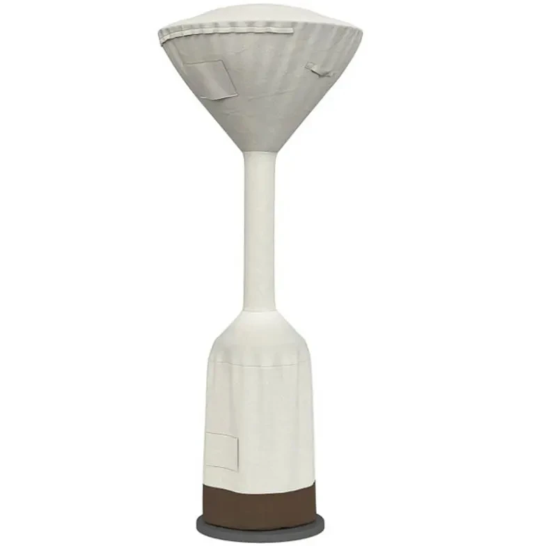 Сделано в Китае 600d сверхпрочный водонепроницаемый нагреватель пирамиды патио с молнией